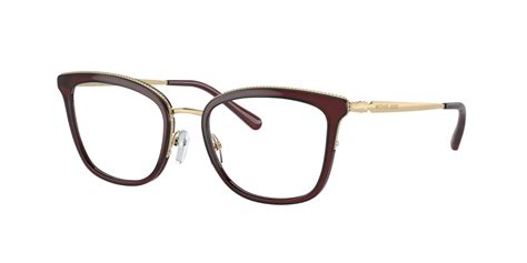 michael kors glasses red templea|Michael Kors MK3032 Coconut Grove Dark Red Eyeglasses.